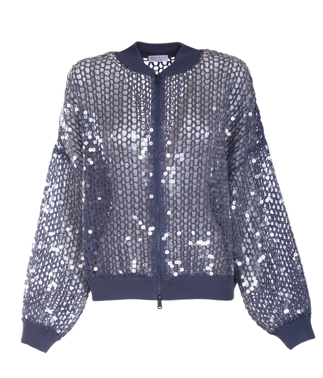 shop BRUNELLO CUCINELLI Saldi Cardigan: Brunello Cucinelli bomber Dazzling ricamato, in juta e cotone.
Collo, polsini e fondo sono in maglia.
Manica a palloncino.
Spalla leggermente scesa.
Chiusura con zip a doppio cursore.
Composizione: 55% juta 35% cotone 10% poliammide.
Fabbricato in Italia.. M3YR02506-C2641 number 8461191